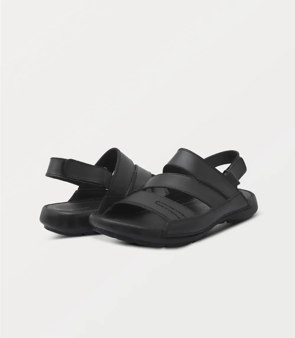 BM6907-BLACK-Men Sandal