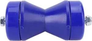 Boat Trailer Roller Shock Absorbing PVC Bow Stop Roller 90mm for Larger Boats - Nonslip, Wearproof Impact Protection, Smooth Surface, Blue
