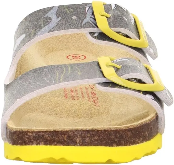 Boy's Double Closure Slippers, 8.5 UK Child
