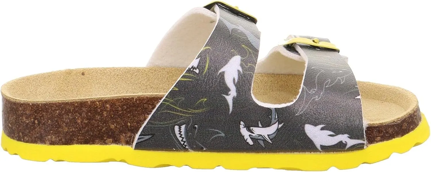 Boy's Double Closure Slippers, 8.5 UK Child