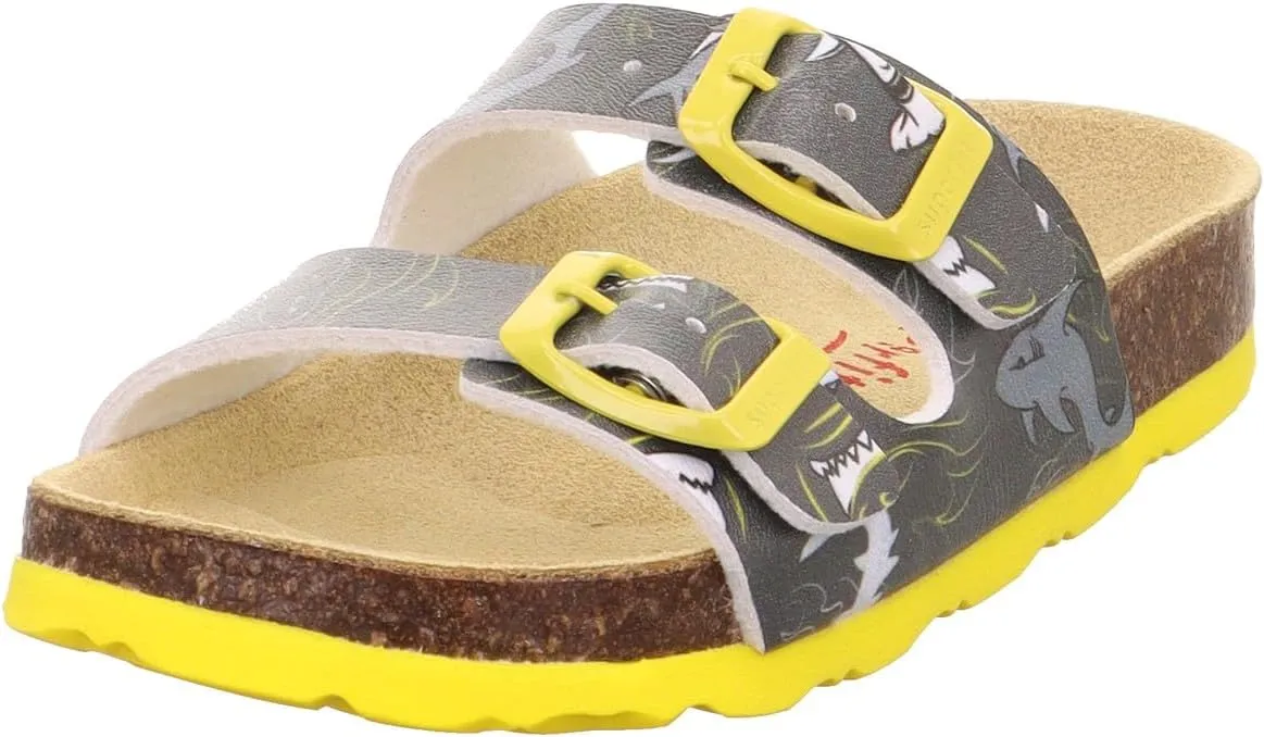 Boy's Double Closure Slippers, 8.5 UK Child