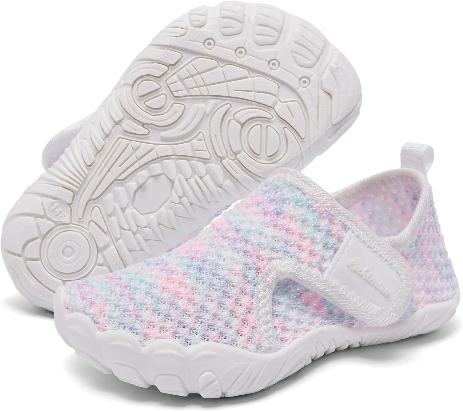 Boy's Toddler Water Shoes Girl's Quick Dry Beach Swim Shoes Cute Non-Slip Lightweight Barefoot Aqua Shoes(Baby/Toddler)