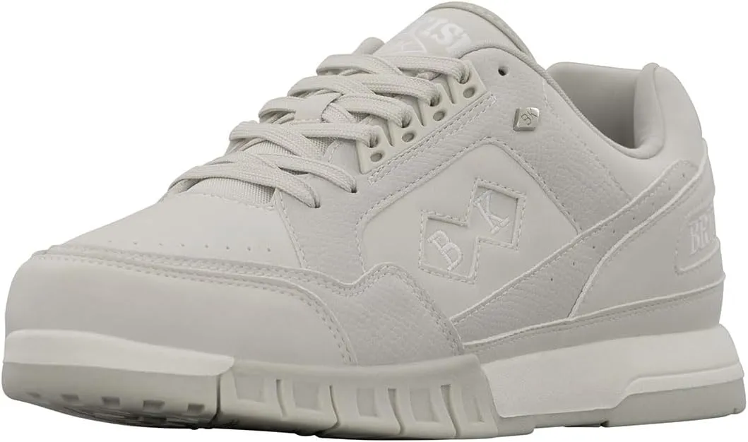 British Knights Men's Metros Sneaker, Light Grey/White, 7.5