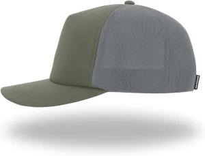 Bronco Ultrasuede Semi-Structured Classic Trucker Hat Packable, Travel Essentials, Boating, Running, Golf, Workout, 5 Panel