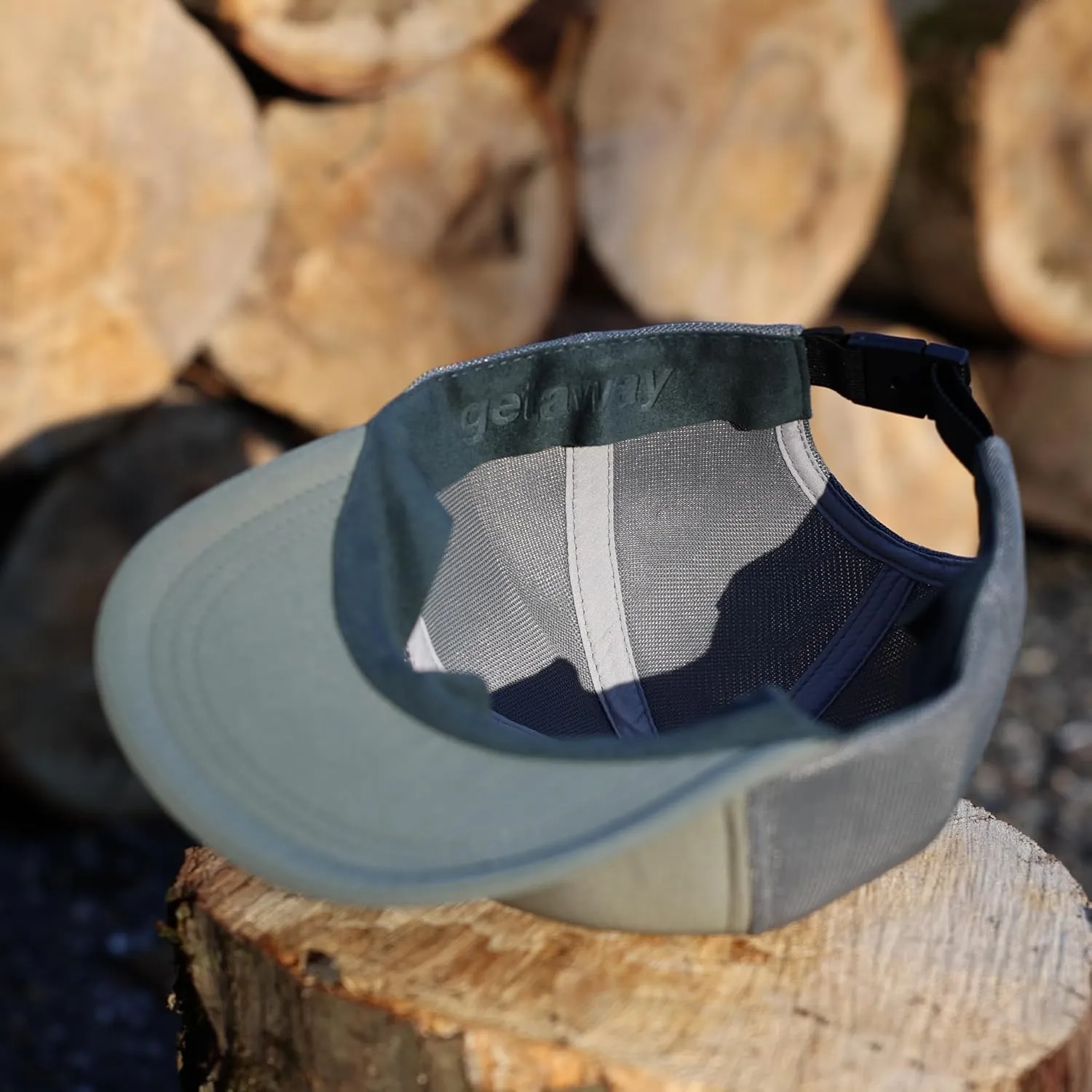 Bronco Ultrasuede Semi-Structured Classic Trucker Hat Packable, Travel Essentials, Boating, Running, Golf, Workout, 5 Panel