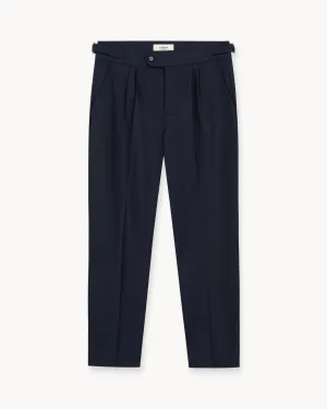 Buckle Pants (Navy)