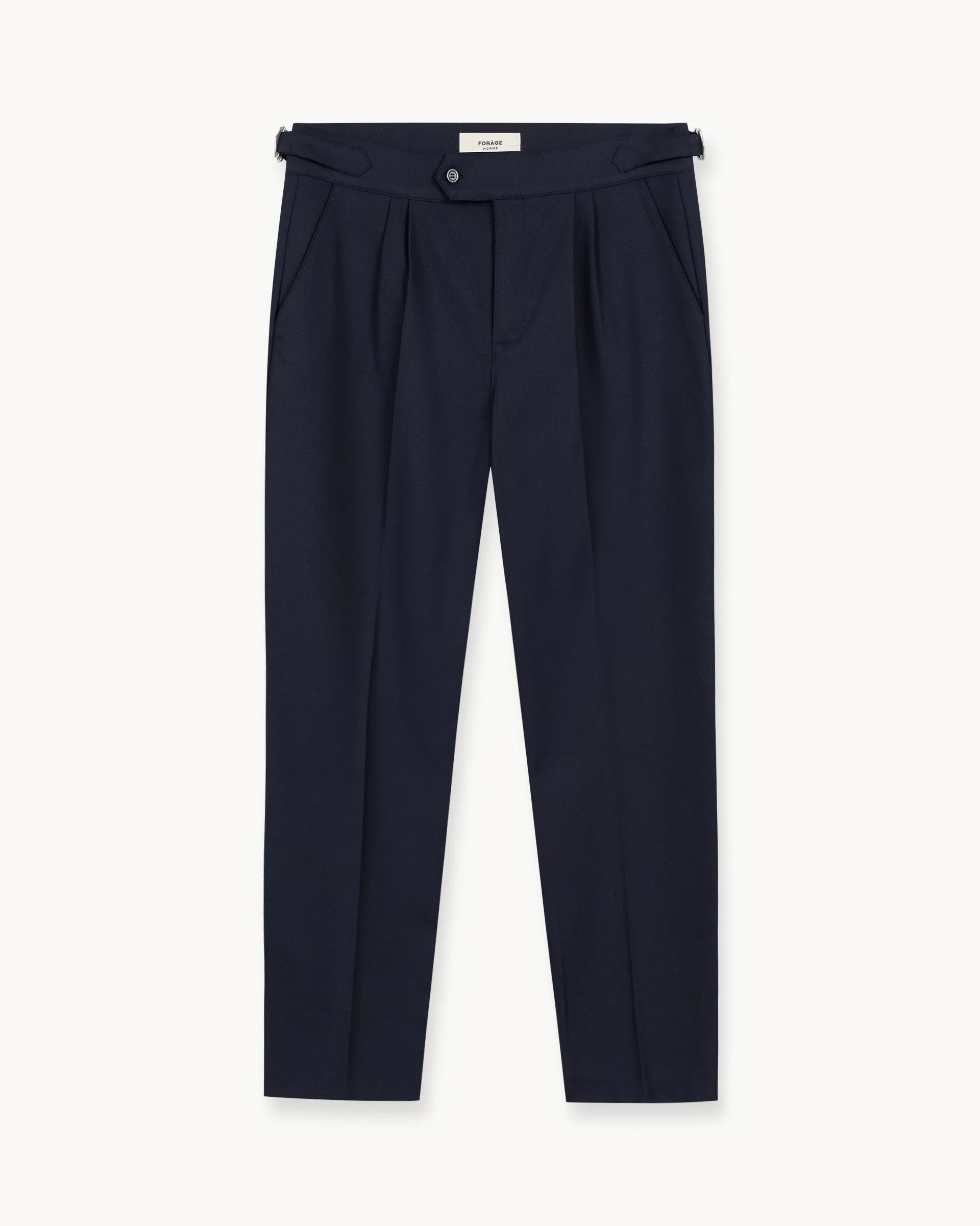 Buckle Pants (Navy)