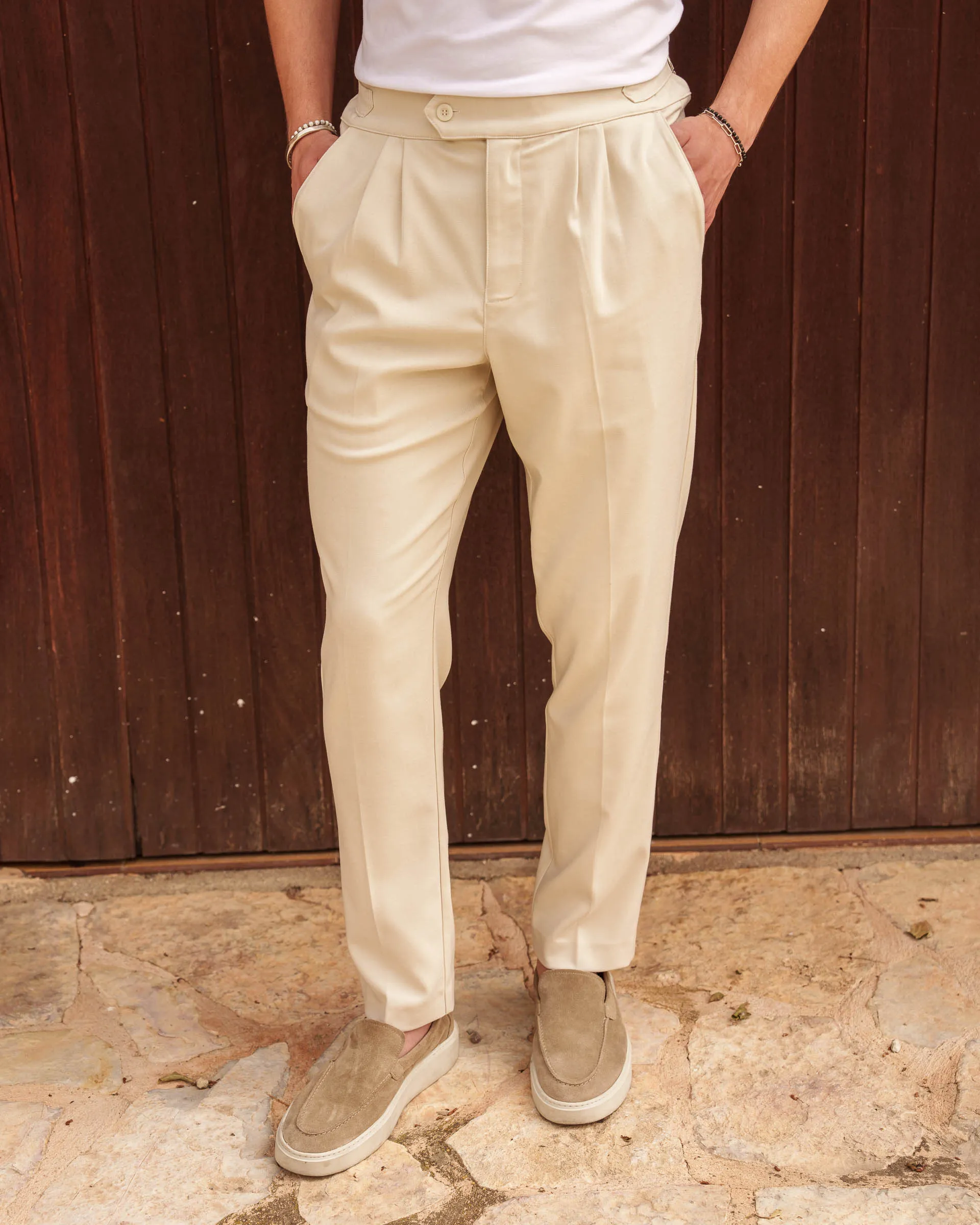 Buckle Pants (Sand)