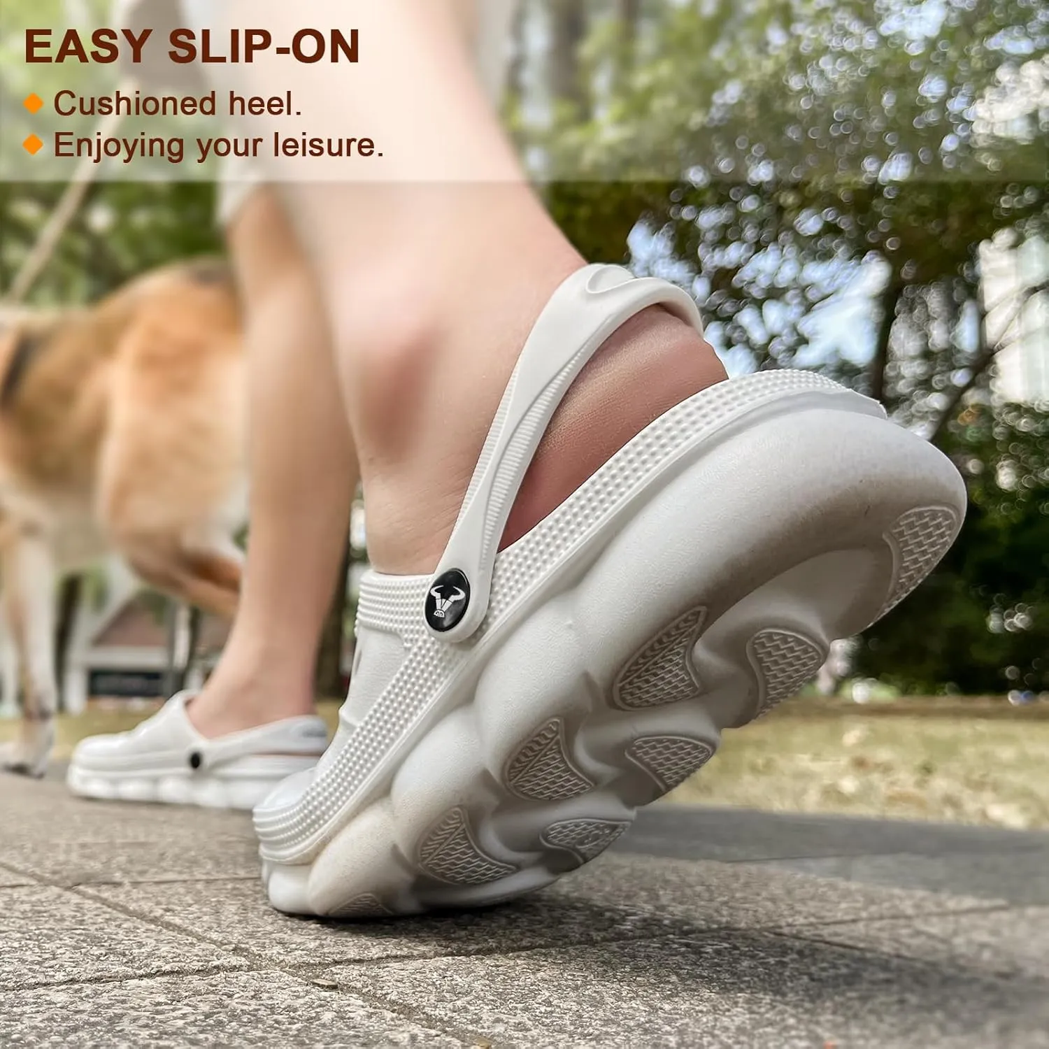 BULLIANT Men Clogs,Comfortable Mules Sandals for Men Women Cushioned Footbed Arch Support-EVA Ligthweight