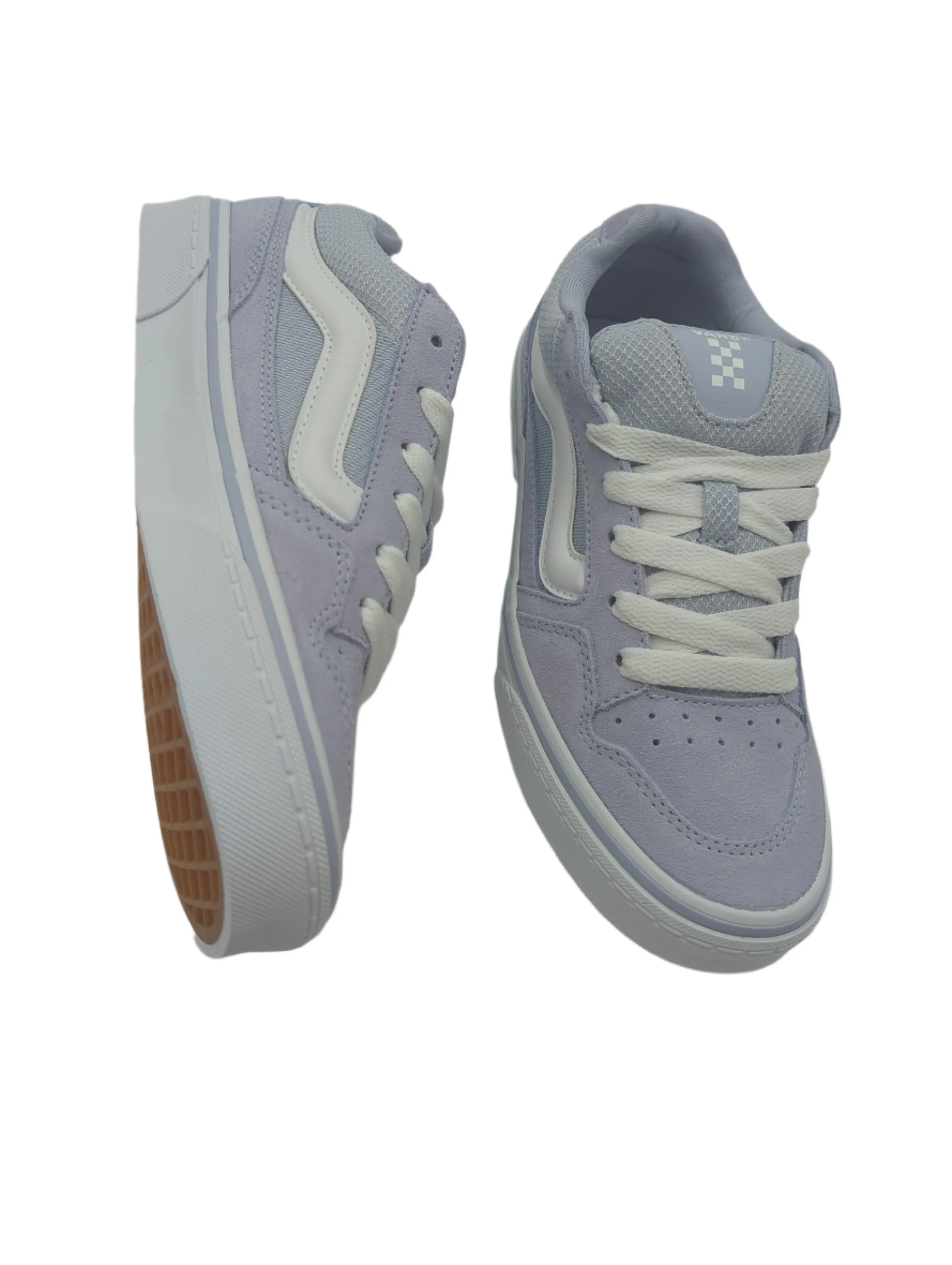 Caldrone Light Blue Suede/Mesh Sneaker