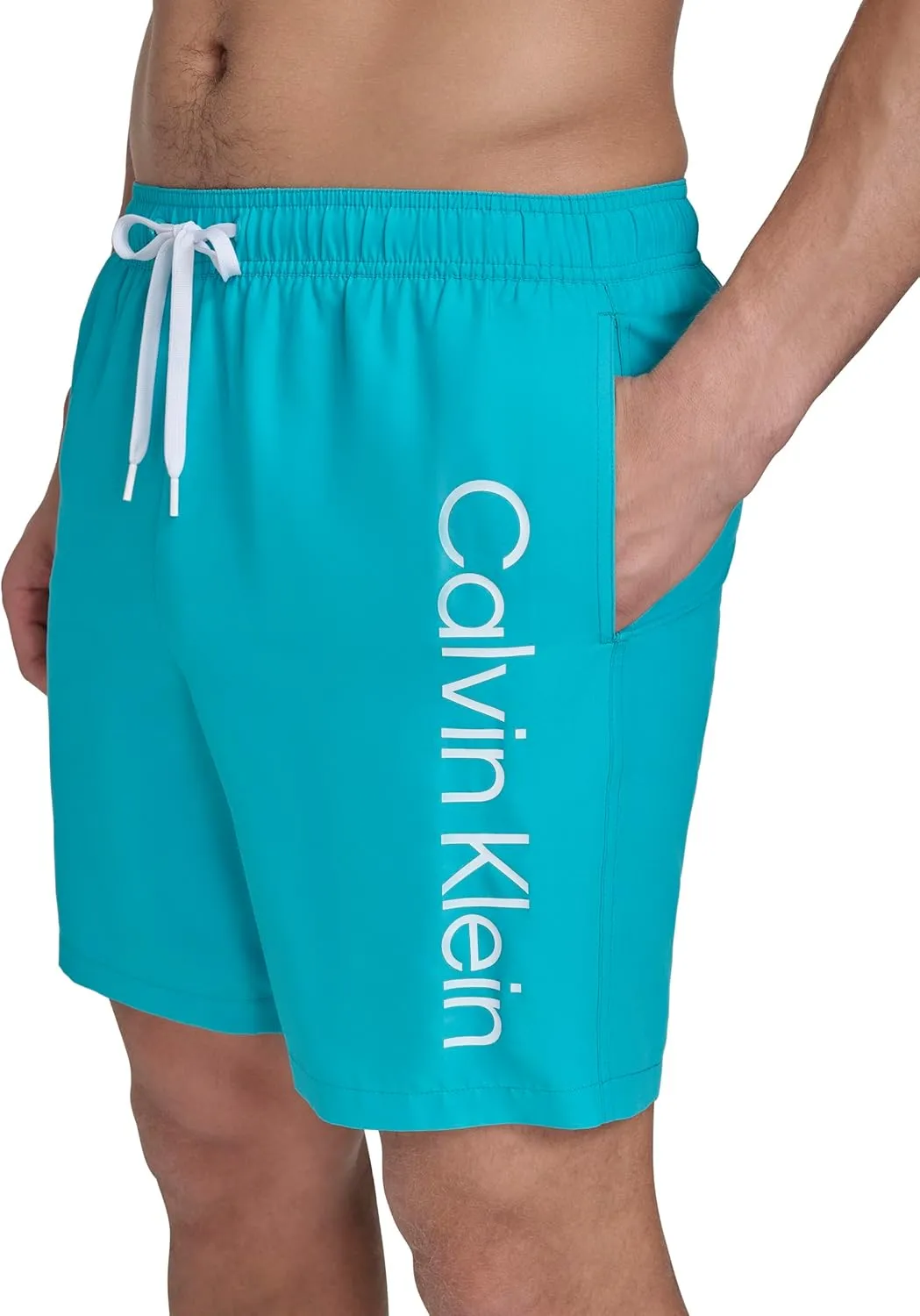 Calvin Klein Men's Volley Quick Dry Lightweight Swim Trunk