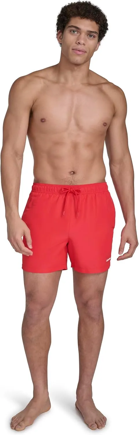 Calvin Klein Men's Volley Quick Dry Lightweight Swim Trunk