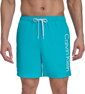 Calvin Klein Men's Volley Quick Dry Lightweight Swim Trunk