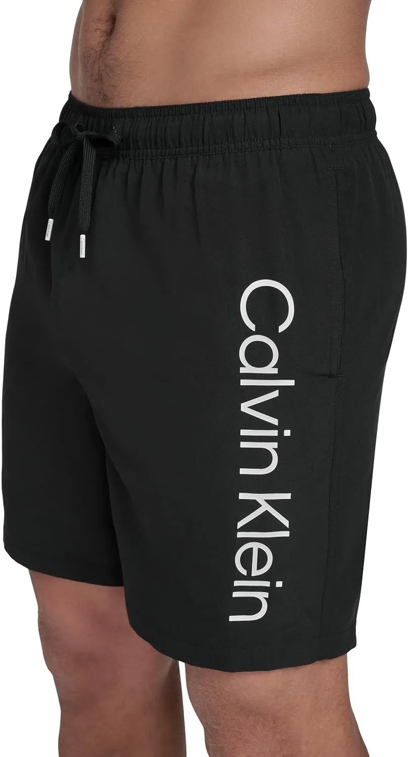 Calvin Klein Men's Volley Quick Dry Lightweight Swim Trunk