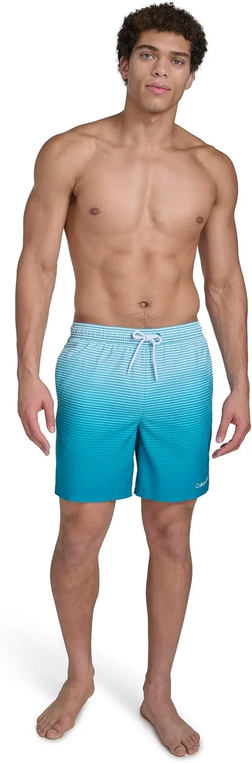 Calvin Klein Men's Volley Quick Dry Lightweight Swim Trunk