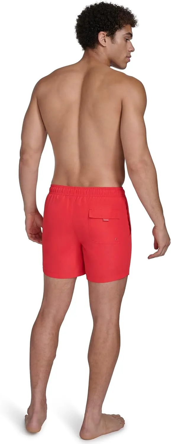 Calvin Klein Men's Volley Quick Dry Lightweight Swim Trunk