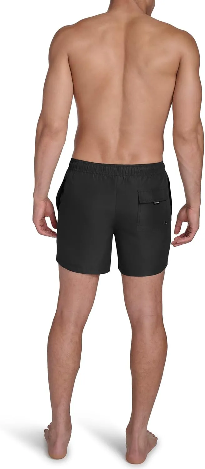 Calvin Klein Men's Volley Quick Dry Lightweight Swim Trunk