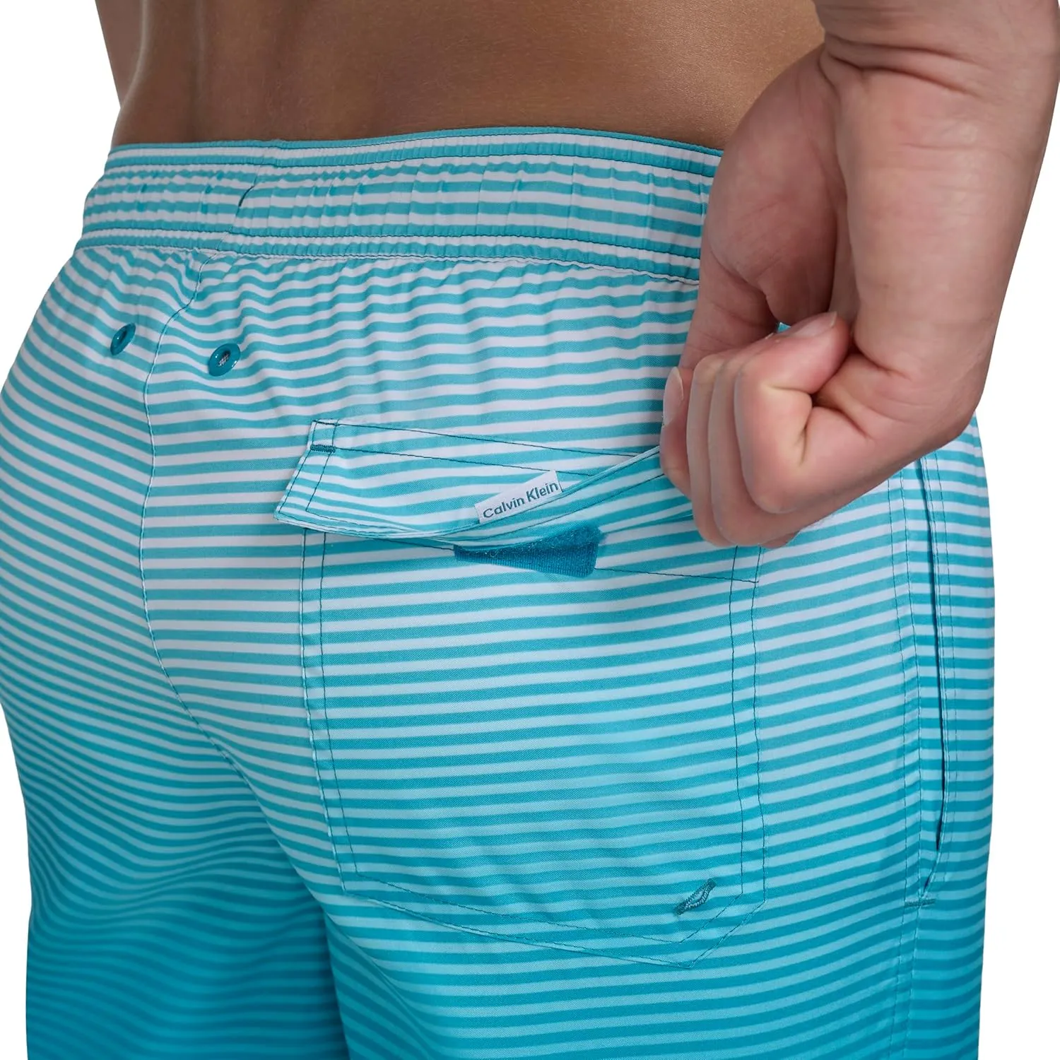 Calvin Klein Men's Volley Quick Dry Lightweight Swim Trunk