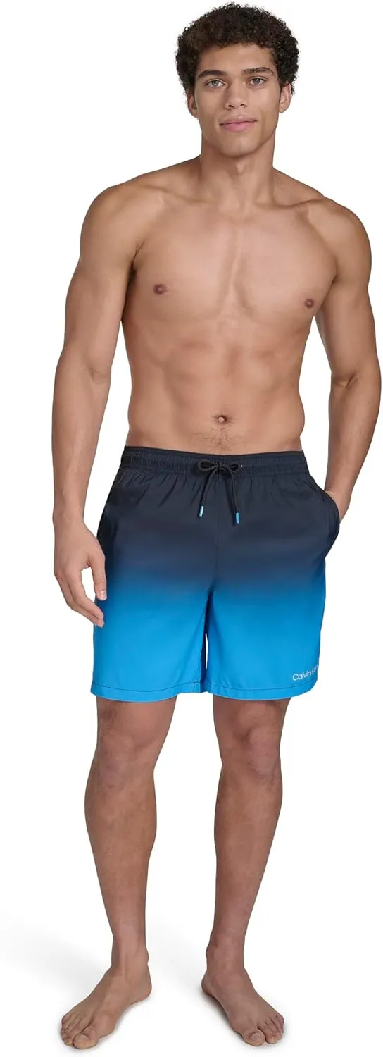 Calvin Klein Men's Volley Quick Dry Lightweight Swim Trunk