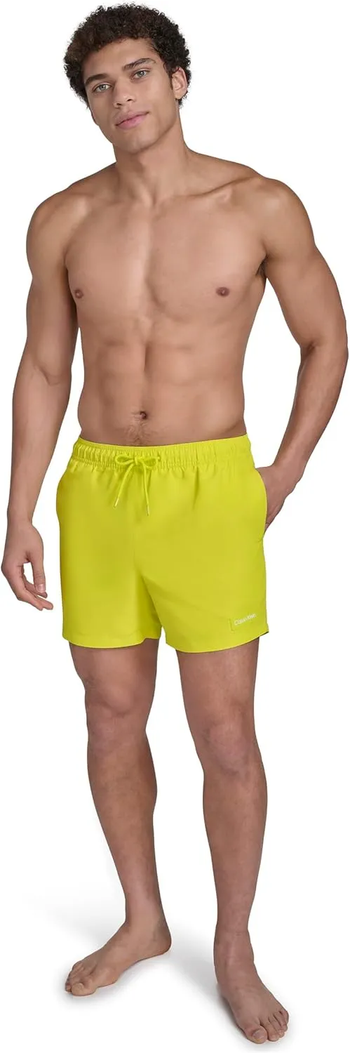 Calvin Klein Men's Volley Quick Dry Lightweight Swim Trunk