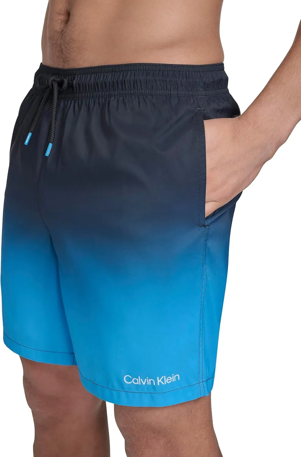 Calvin Klein Men's Volley Quick Dry Lightweight Swim Trunk