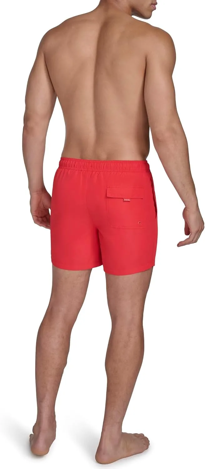 Calvin Klein Men's Volley Quick Dry Lightweight Swim Trunk