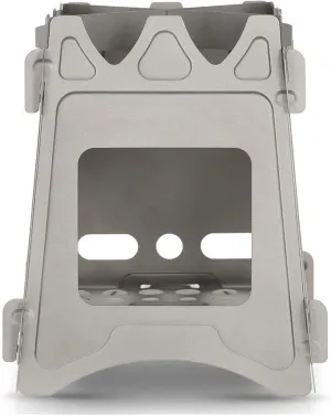 Camping Stove Portable Folding Camping Wood Stove Lightweight Titanium Wood Burning Backpacking Stove