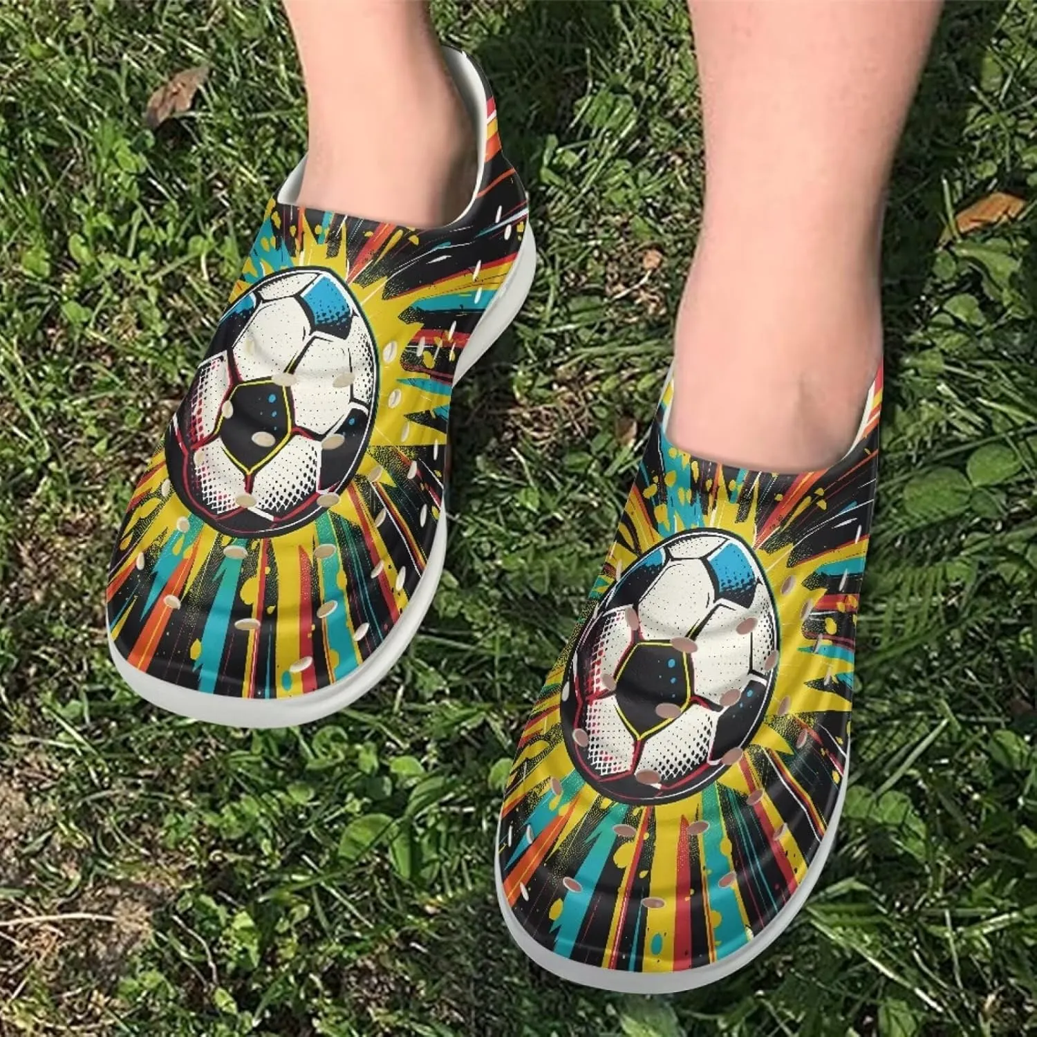 Cartoon Print Sandals for Boys Girls Kids Summer Quick Dry Sneakers Pool Beach Swim Water Shoes for Children