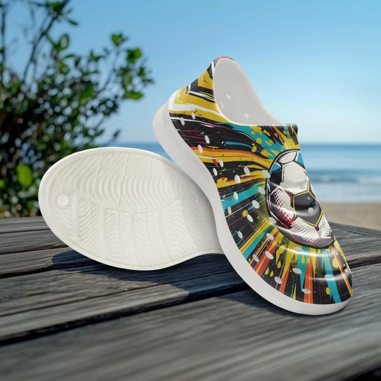 Cartoon Print Sandals for Boys Girls Kids Summer Quick Dry Sneakers Pool Beach Swim Water Shoes for Children