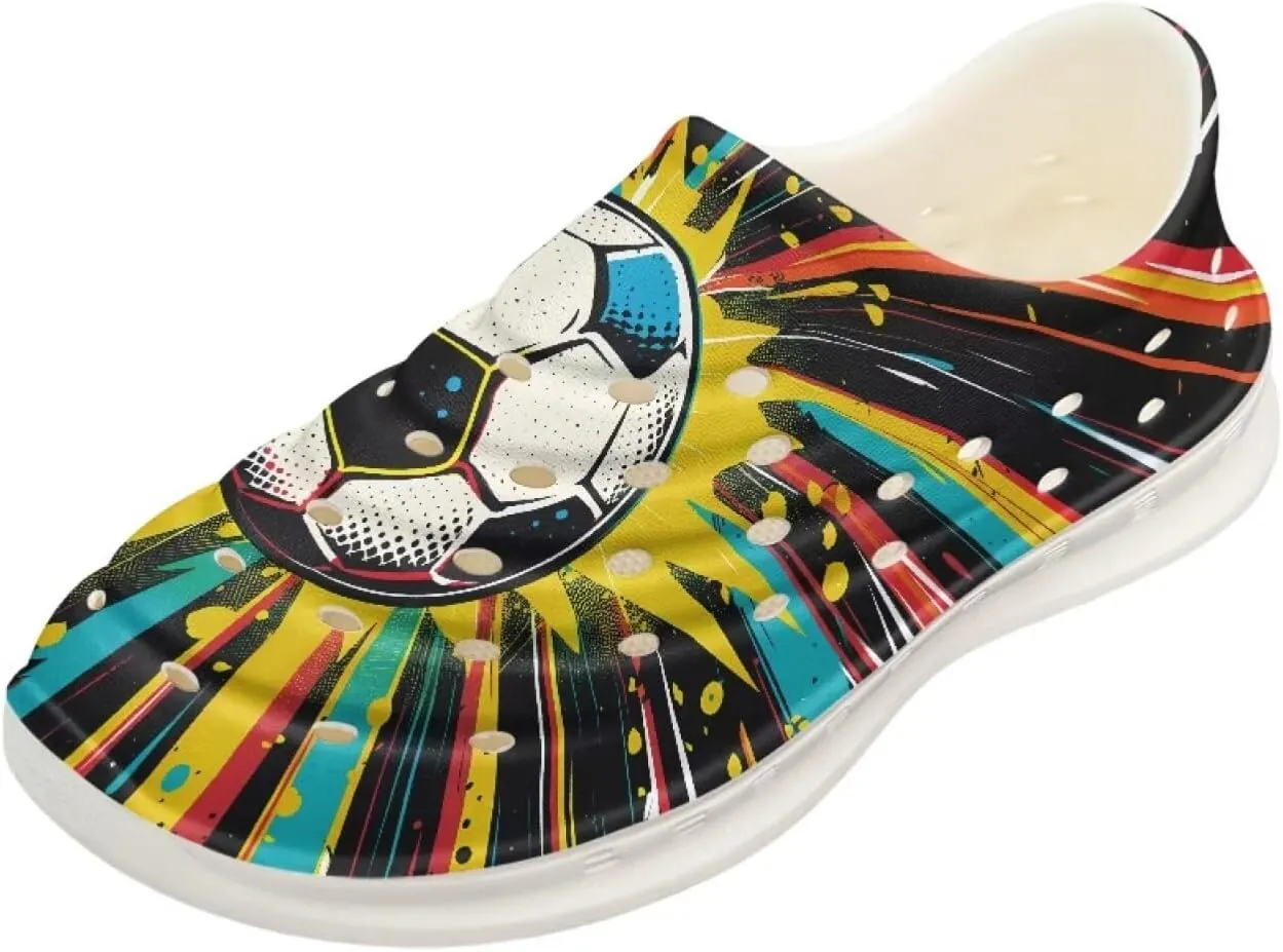 Cartoon Print Sandals for Boys Girls Kids Summer Quick Dry Sneakers Pool Beach Swim Water Shoes for Children