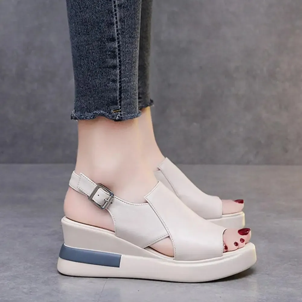 Chic and Comfortable Women's Sandal with Heel Strap