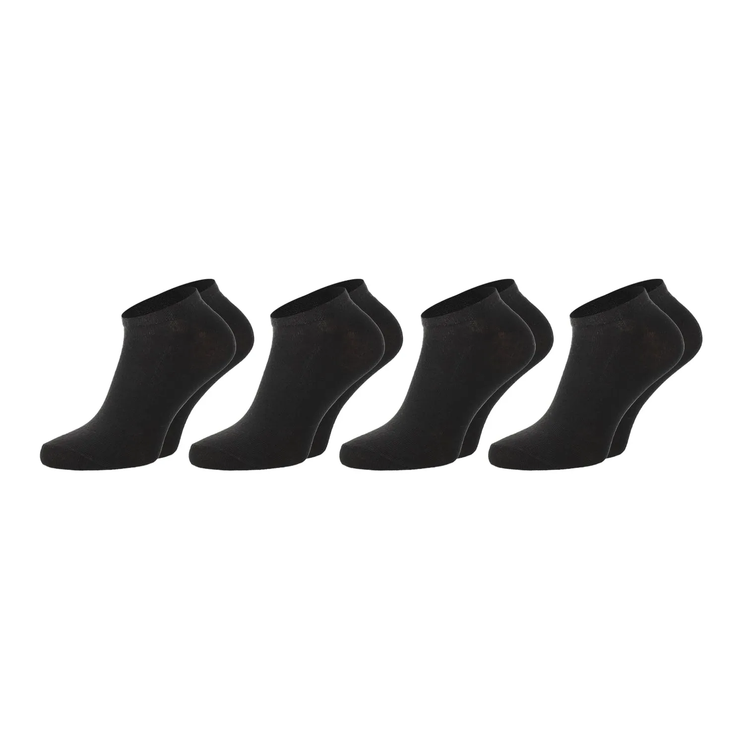 Chili Lifestyle SNEAKER Socken schwarz 4 Paar Baumwolle
