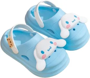 Cinnamoroll & Bear Clogs Slip on Water Shoes Casual Summer for Toddlers Kids Children