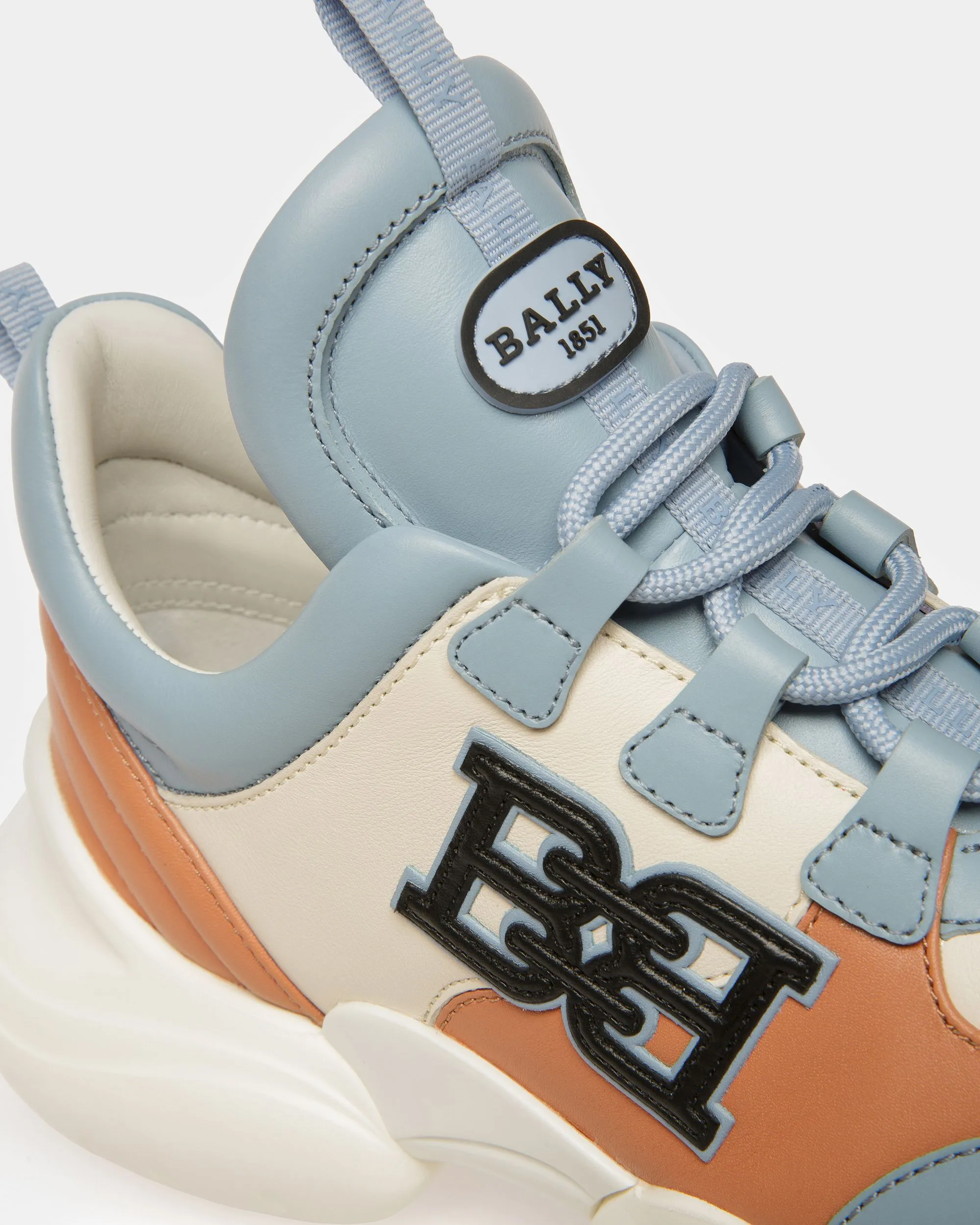 Claires Leather Sneakers In Light Blue