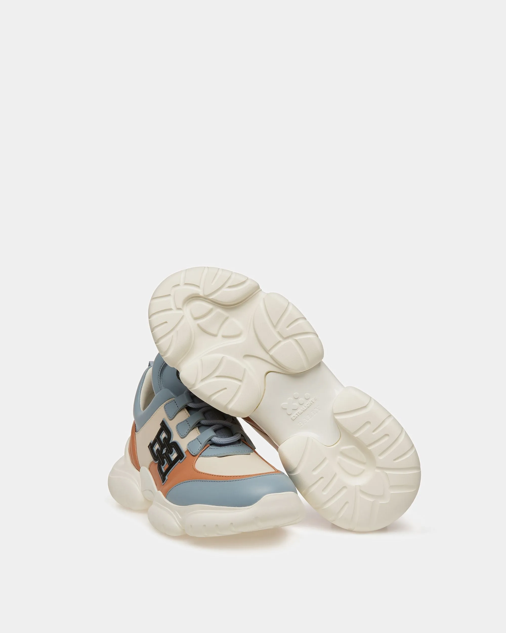 Claires Leather Sneakers In Light Blue