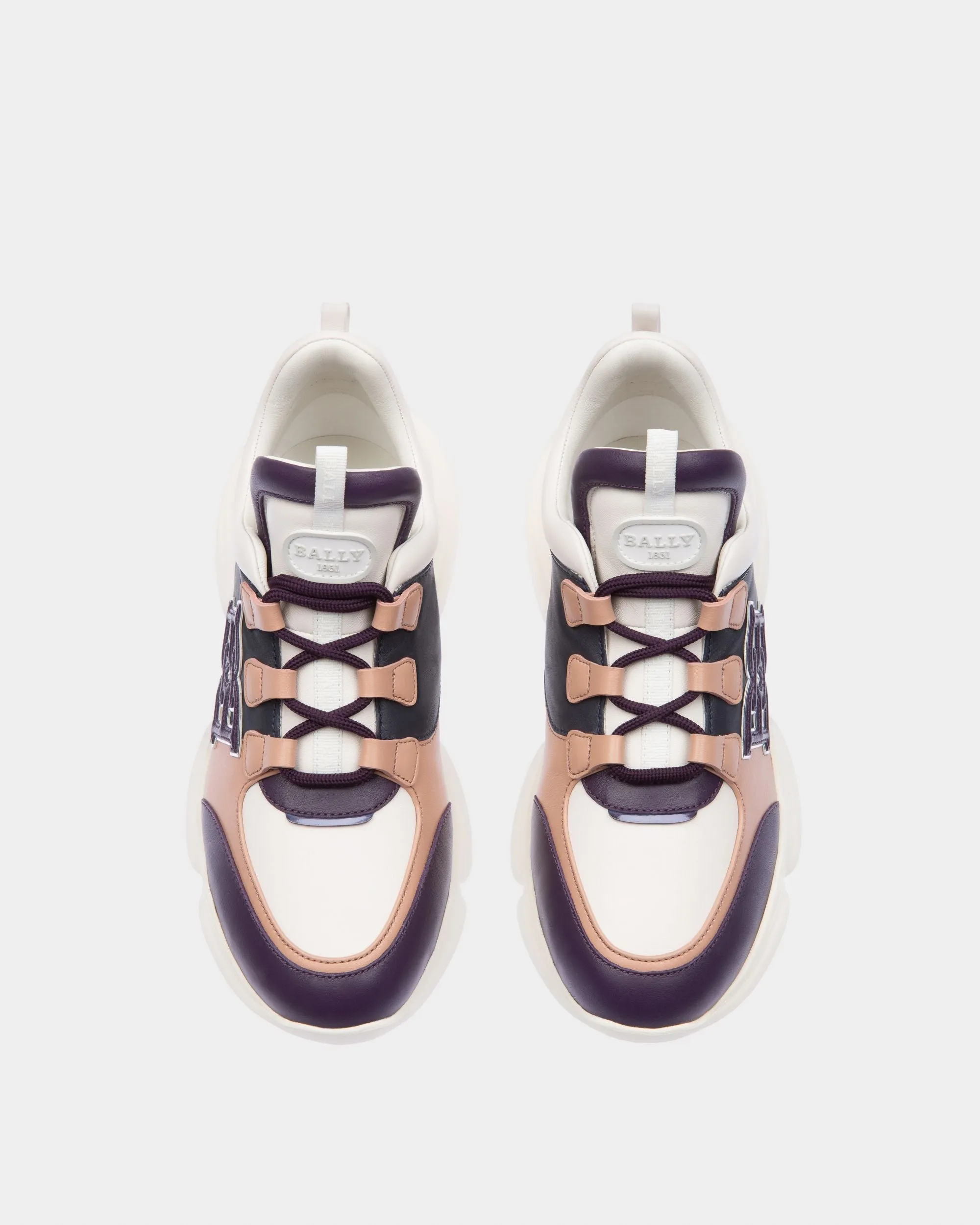 Claires Leather Sneakers In Purple