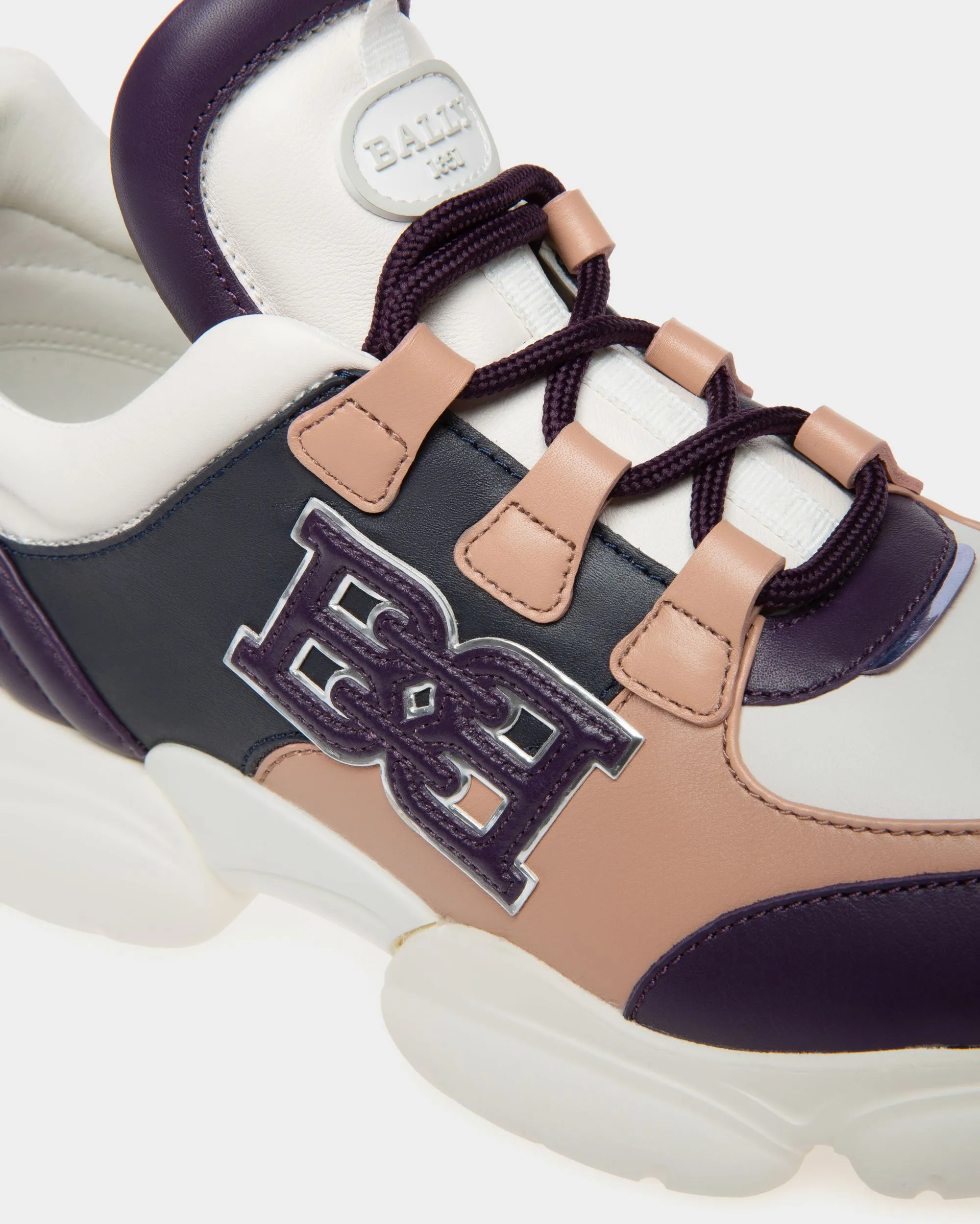 Claires Leather Sneakers In Purple