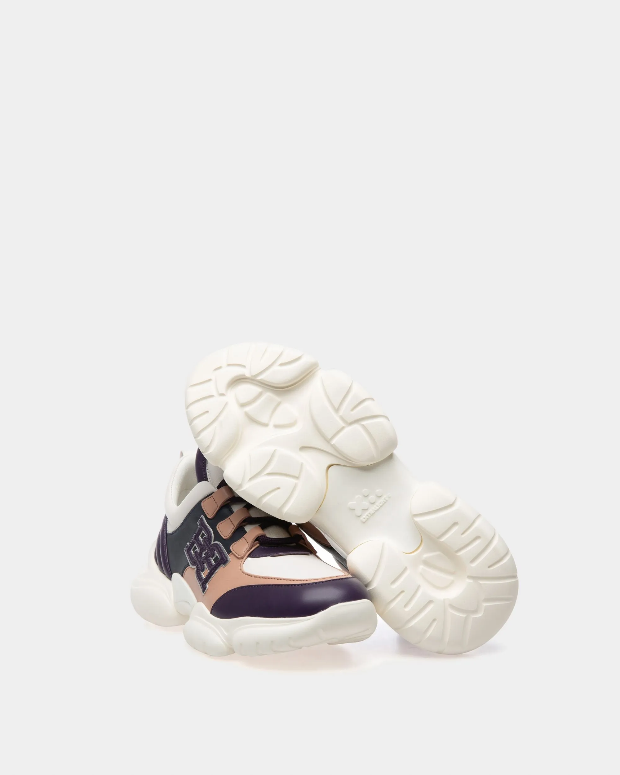Claires Leather Sneakers In Purple