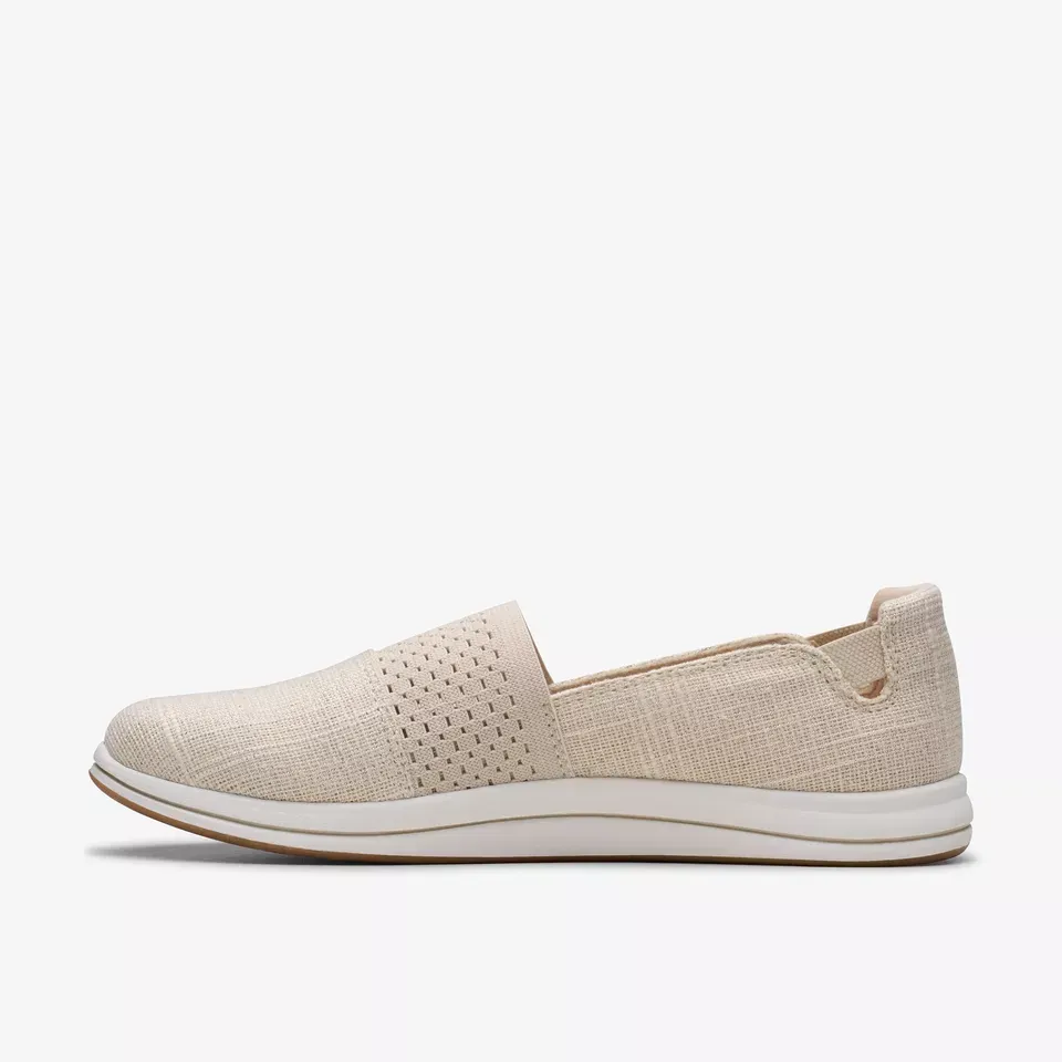 Clarks Women's Breeze Vibe Natural Interest 26181897