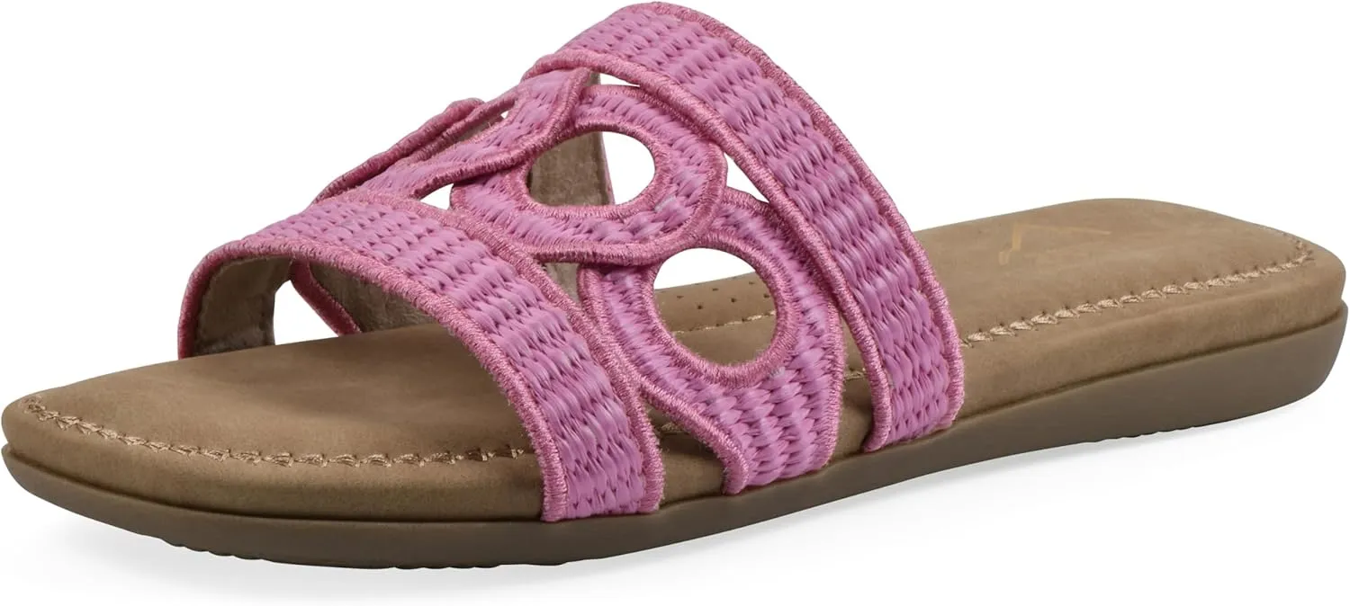 CLIFFS BY WHITE MOUNTAIN Women's Fraly Cut-Out Slide Sandal