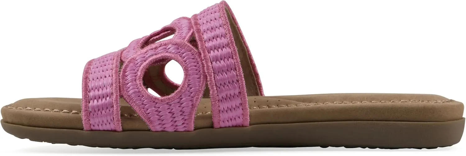 CLIFFS BY WHITE MOUNTAIN Women's Fraly Cut-Out Slide Sandal