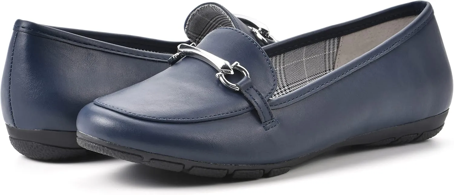 CLIFFS BY WHITE MOUNTAIN Women's Glowing Cushioned Loafer Flat