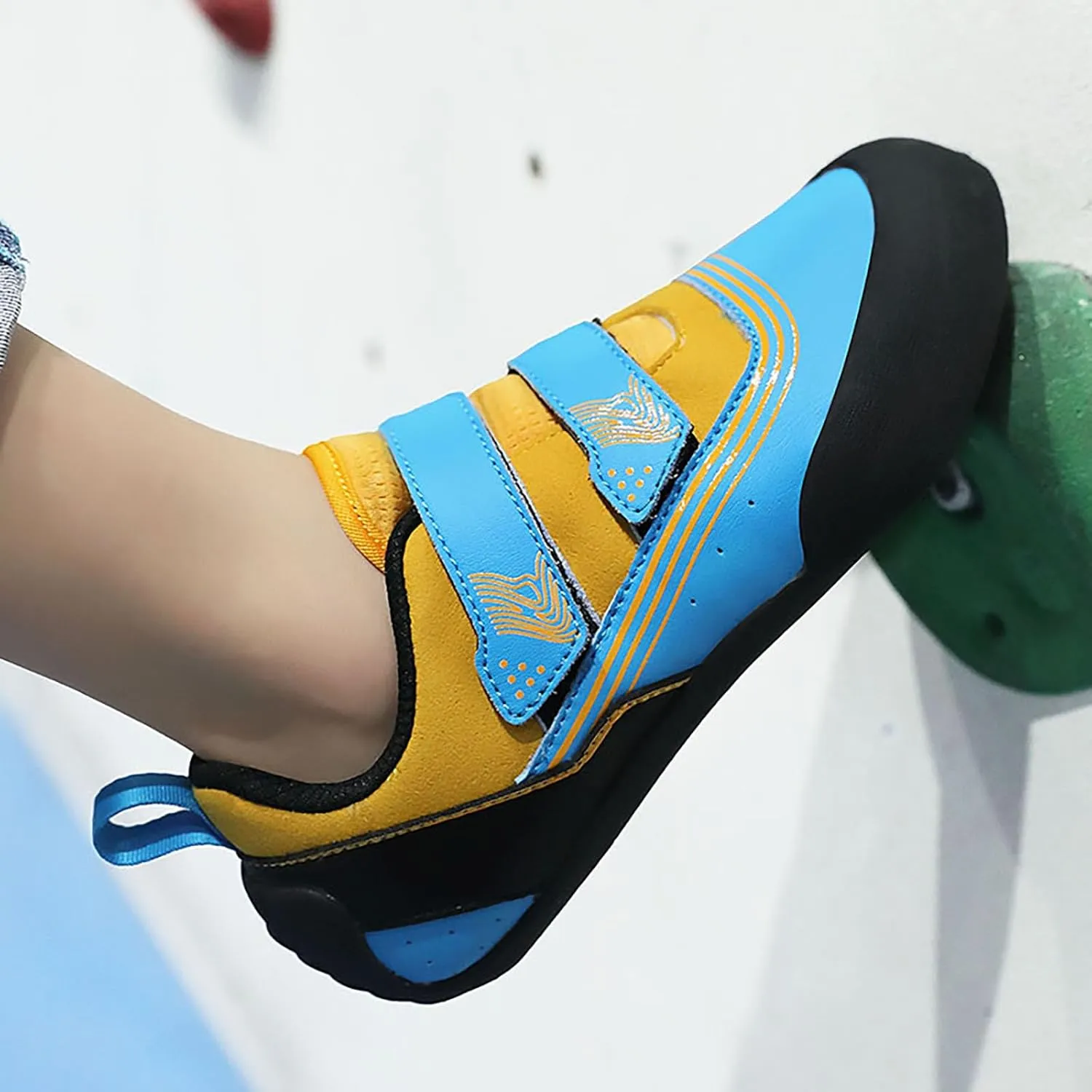 Climbing Shoes Mens Light Anti-Slip Indoor Outdoor Rock Climbing Sneaker for Beginners Professional Climbers
