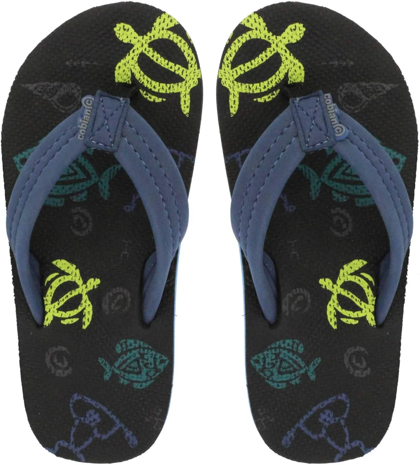 Cobian Aqua Jump Jr. Boy's Flip Flop Sandal - Black