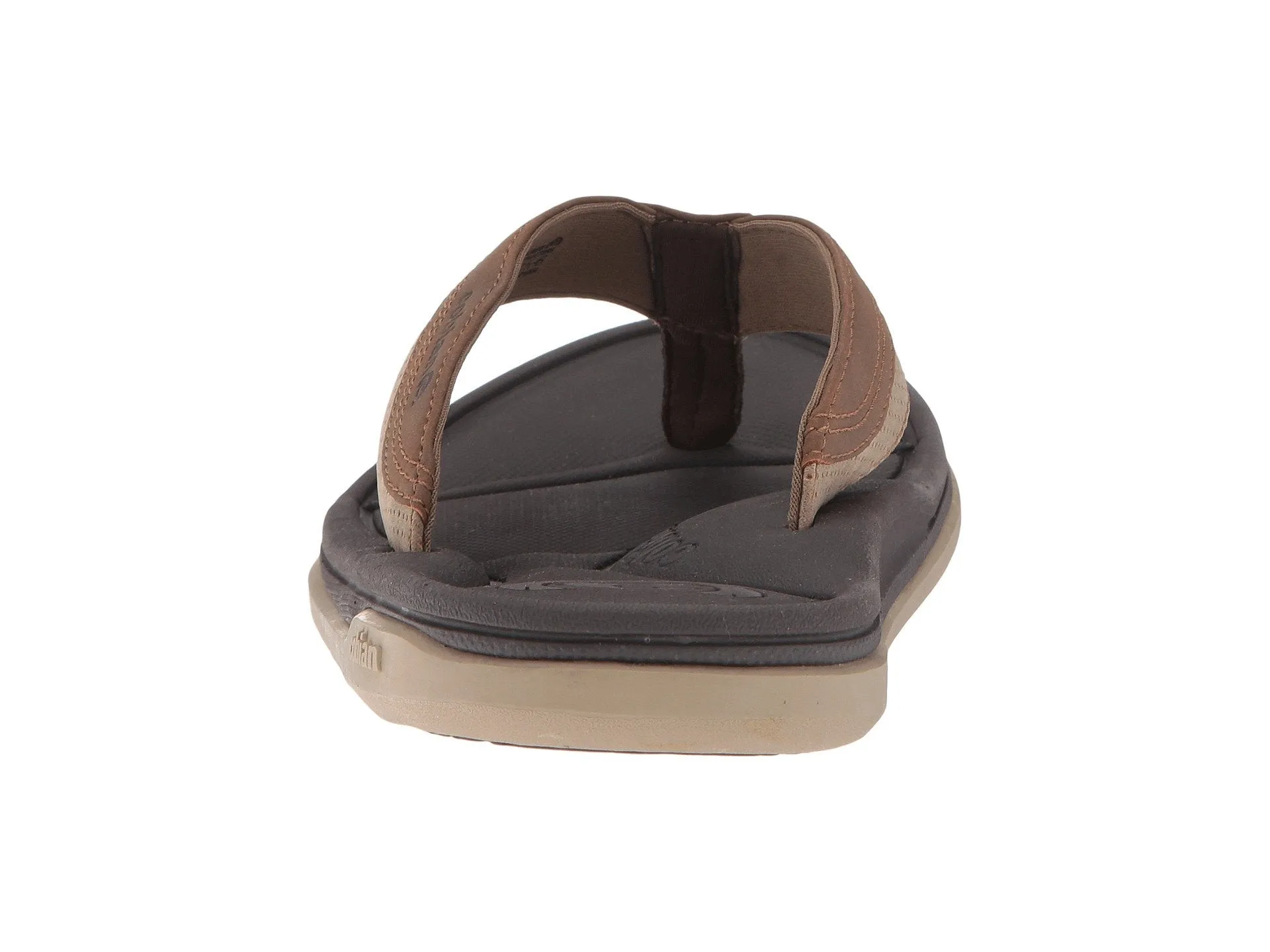 Cobian Bolster Archy Brown Flip Flop – Men's Arch Support Thong Sandal, Comfortable & Durable