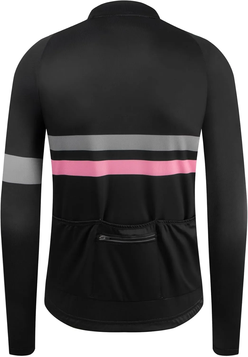 Coconut Ropamo CR Long Sleeve Cycling Jersey Mens, 3 1 Zipper Pockets Bicycle Tops Quick Dry Breathable Biking Shirt