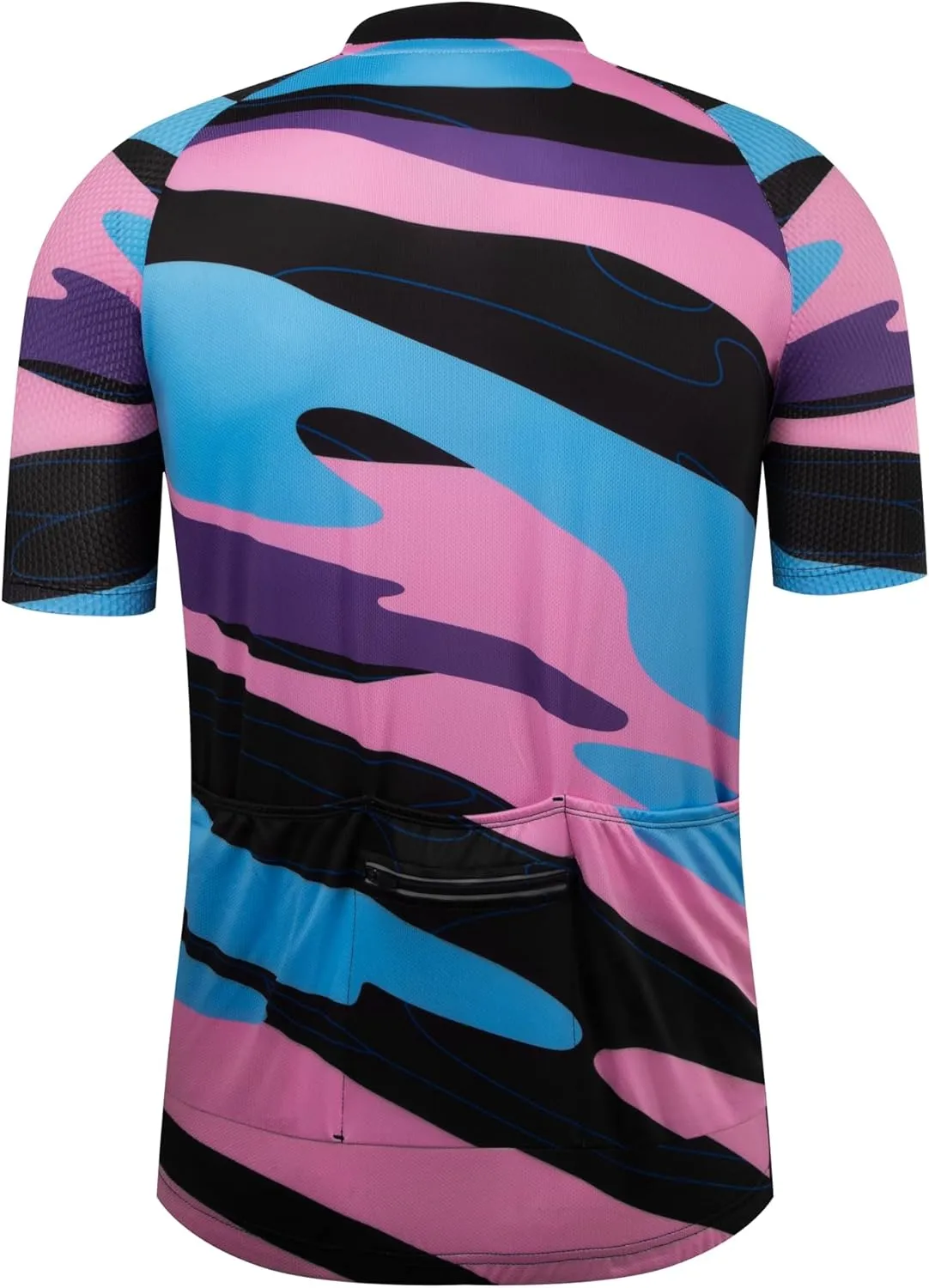 Coconut Ropamo CR Mens Cycling Jersey Short Sleeve Road Bike Shirt with 3 1 Zipper Pockets Breathable Quick Dry