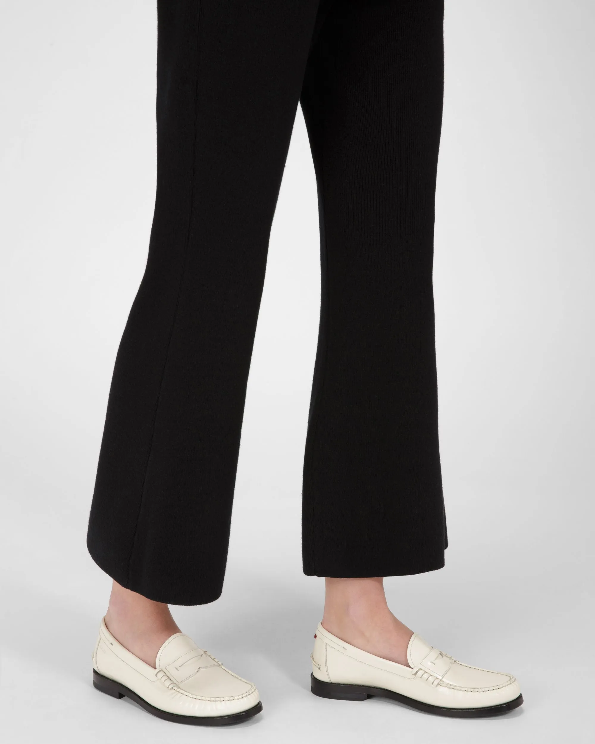 Coelo Leather Moccasins In Bone