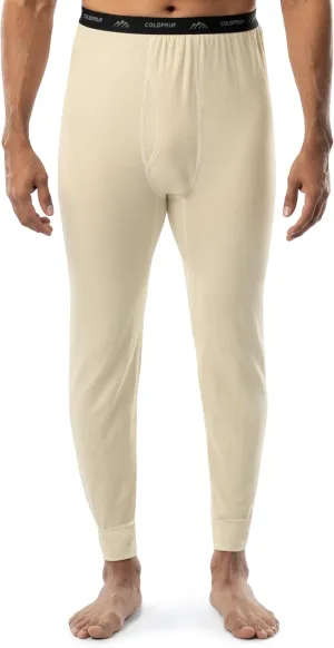 ColdPruf Men's Authentic Dual Layer Wool Plus Blend Base Layer Thermal Underwear Pant