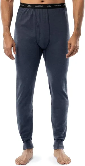 ColdPruf Men's Authentic Dual Layer Wool Plus Blend Base Layer Thermal Underwear Pant